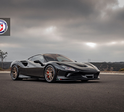 Фото дисков HRE S101SC на Ferrari F8