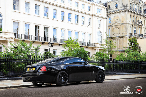 Фото дисков Vossen S17-13 Черный глянец на Rolls-Royce Wraith