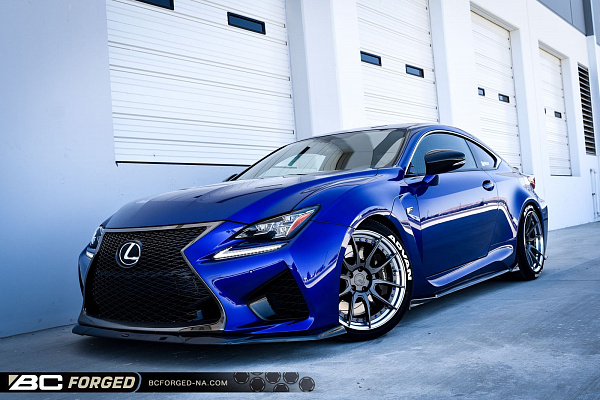 Фото дисков BC Forged HCA162 Матовый графит на Lexus RC