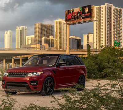 Фото дисков Vossen HF-1 на Land Rover Range Rover Sport II