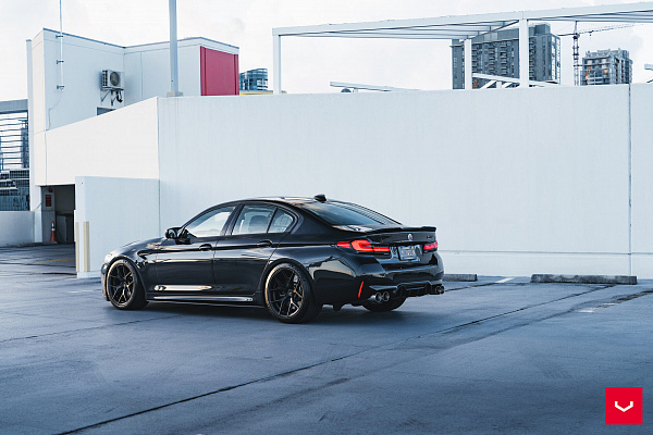 Фото дисков Vossen HF-5 Черный сатин на BMW 5/M5 (G30/F90)