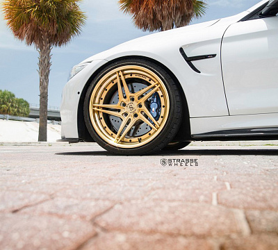 Фото дисков Strasse Wheels SV2T Deep Concave FS на BMW 4/M4 (F32/F82)