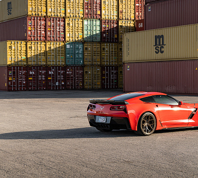 Фото дисков Vossen HF-5 на Chevrolet Corvette C7
