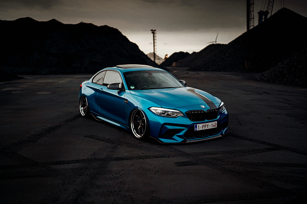 Фото дисков Brixton Forged PF5 Черный сатин на BMW 2/M2 (F22/F87)