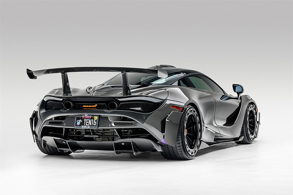 Фото дисков Brixton Forged R11-R Aerotech Черный сатин на McLaren 720S