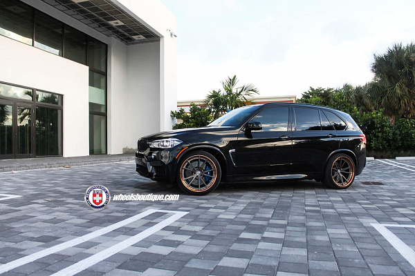 Фото дисков HRE S104 Сатиновый темный лак на BMW X5/X5 M (F15/F85)