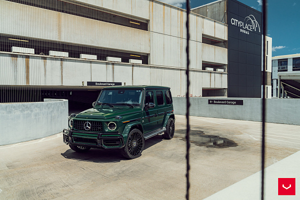 Фото дисков Vossen HF-8 Черный глянец на Mercedes-Benz G-Class III