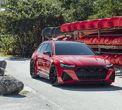 Фото дисков Vossen HF-2 на Audi A/RS 6 (C8)