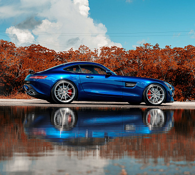 Фото дисков Vossen M-X2 на Mercedes-Benz AMG GT I