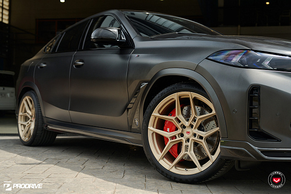 Фото дисков Vossen EVO-4 Сатиновая шампань на BMW X6/X6 M (G06/F96)