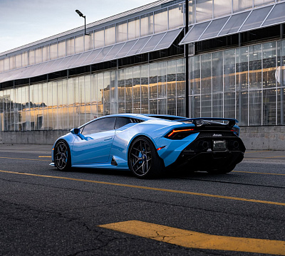 Фото дисков Brixton Forged PF7 на Lamborghini Huracan