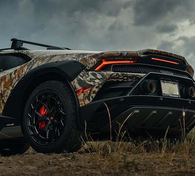 Фото дисков Vossen LC3-01T на Lamborghini Huracan