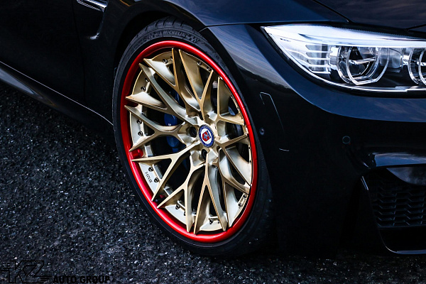 Фото дисков HRE S200 Сатиновое золото на BMW 4/M4 (F32/F82)