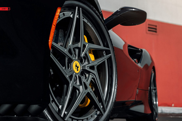 Фото дисков Anrky S3-X3 Сатиновый графит на Ferrari F8