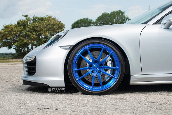 Фото дисков Strasse Wheels SV1 Deep Concave Monoblock Другой цвет на Porsche 911 VII