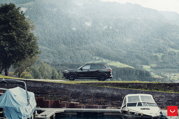 Фото дисков Vossen HFX-1 (5-Lug) Черный сатин на BMW X5/X5 M (G05/G18/F95)