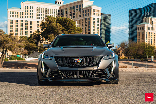Фото дисков Vossen HF-7 Сатиновая бронза на Cadillac CT5