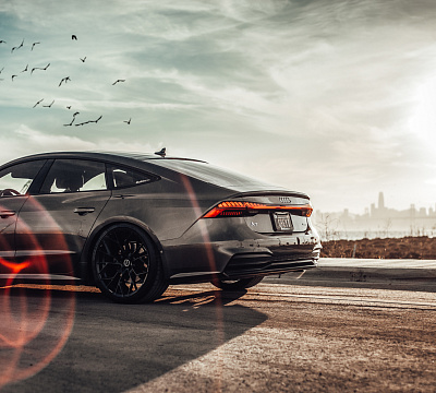 Фото дисков Brixton Forged PF10 на Audi A/RS 7 (4K)