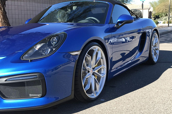 Фото дисков HRE P201 Глянцевый лак на Porsche Boxster III
