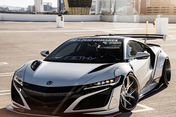 Фото дисков Savini SV67 Сатиновый темный лак на Acura NSX II