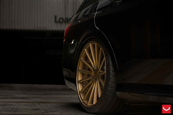 Фото дисков Vossen VFS-2 Сатиновое темное золото на Mercedes-Benz E-Class (W212, S212, C207)