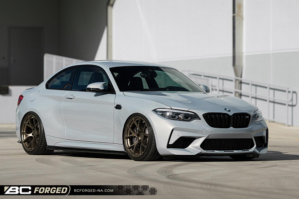 Фото дисков BC Forged RS41 Сатиновая бронза на BMW 2/M2 (F22/F87)