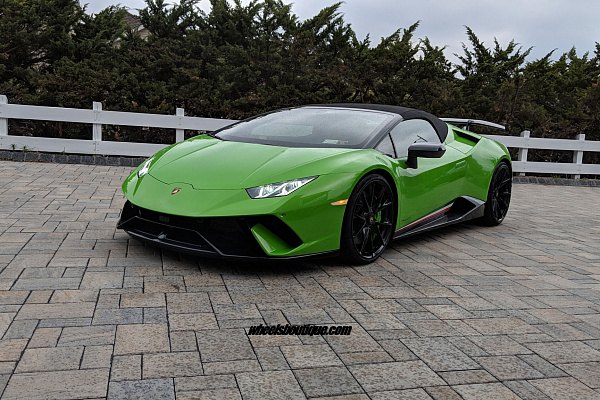 Фото дисков HRE P204 Черный глянец на Lamborghini Huracan