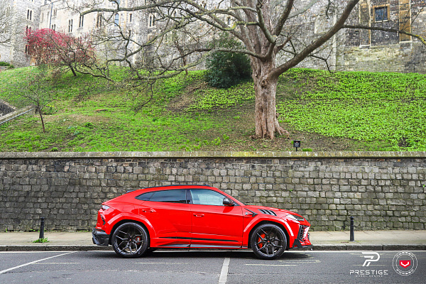 Фото дисков Vossen EVO-4 Черный глянец на Lamborghini Urus