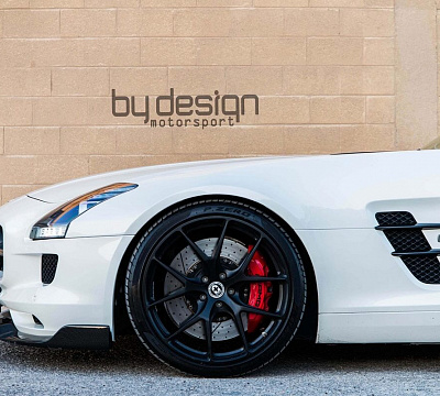 Фото дисков HRE P101 на Mercedes-Benz SLS AMG