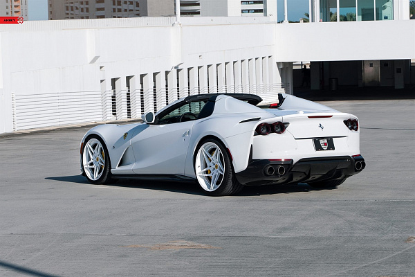 Фото дисков Anrky S3-X3 Белый глянец на Ferrari 812