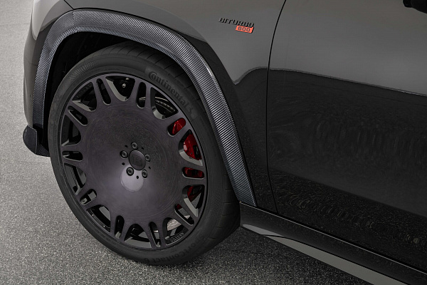 Фото дисков BRABUS Monoblock M (Platinum Edition) Черный глянец на Mercedes-Benz GLS (X167)