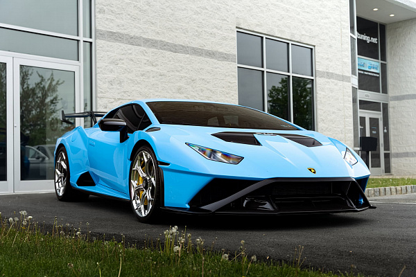 Фото дисков Brixton Forged MW03 Полированный лак на Lamborghini Huracan