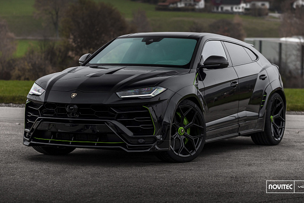 Фото дисков NOVITEC NL4 Черный глянец на Lamborghini Urus