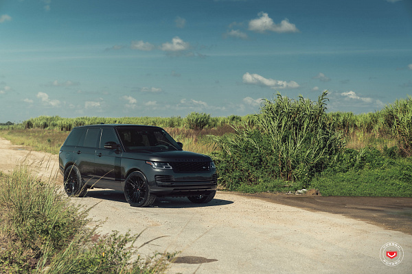Фото дисков Vossen EVO-6T Черный глянец на Land Rover Range Rover IV