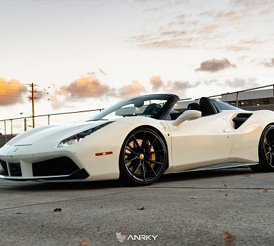 Фото дисков Anrky AN12 на Ferrari 488