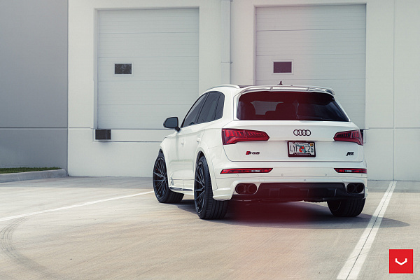 Фото дисков Vossen HF-4T Черный глянец на Audi Q5 (FY)