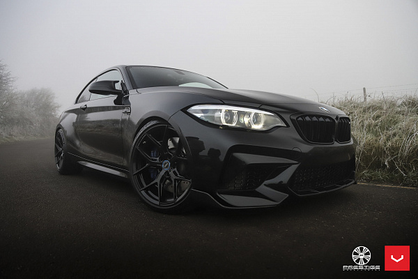 Фото дисков Vossen HF-5 Черный глянец на BMW 2/M2 (F22/F87)