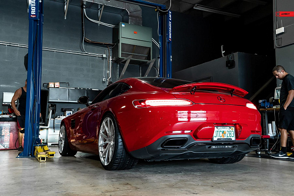Фото дисков Anrky AN12 Глянцевый лак на Mercedes-Benz AMG GT I