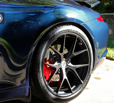Фото дисков HRE P101 на Porsche 911 VII