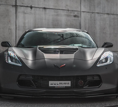 Фото дисков HRE P101 на Chevrolet Corvette C7