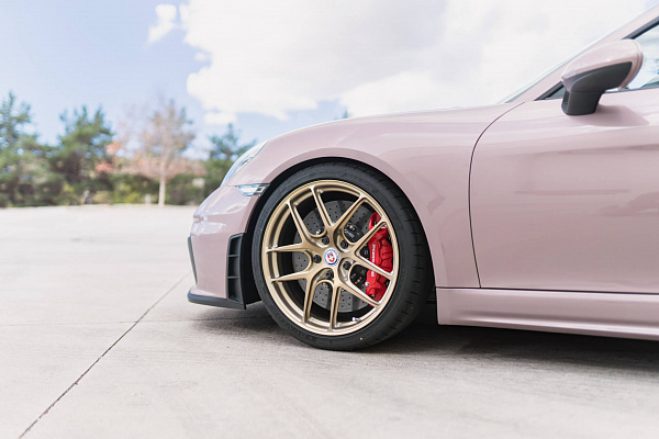 Фото дисков HRE R101 Lightweight Сатиновая шампань на Porsche Boxster IV