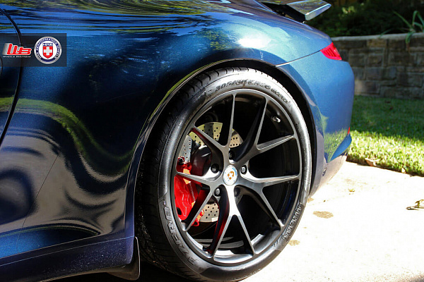 Фото дисков HRE P101 Черный сатин на Porsche 911 VII