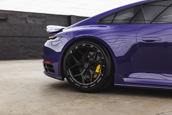 Фото дисков Brixton Forged PF7 Aerotech Черный сатин на Porsche 911 VIII