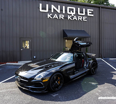 Фото дисков HRE P101 на Mercedes-Benz SLS AMG