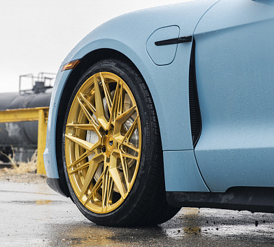Фото дисков Vossen EVO-5 на Porsche Taycan I