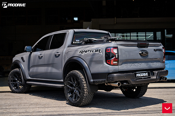 Фото дисков Vossen HF6-4 Черный сатин на Ford Ranger T6.2