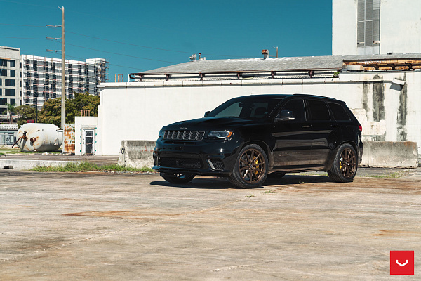 Фото дисков Vossen HF-3 Сатиновая бронза на Jeep Grand Cherokee IV