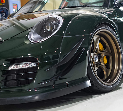 Фото дисков HRE 522 на Porsche 911 IV