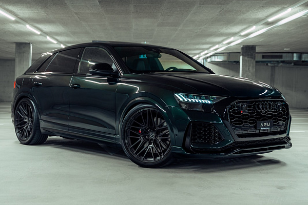 Фото дисков Brixton Forged VL4 Сатиновый темный лак на Audi Q8