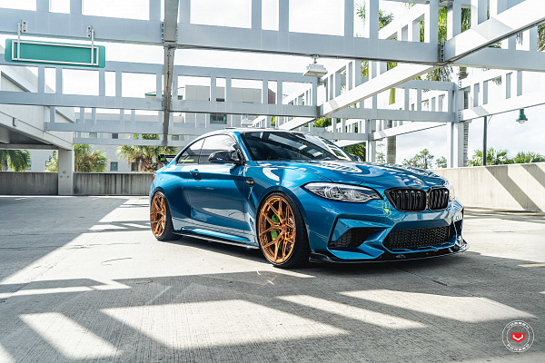 Фото дисков Vossen S21-01 Глянцевая медь на BMW 2/M2 (F22/F87)